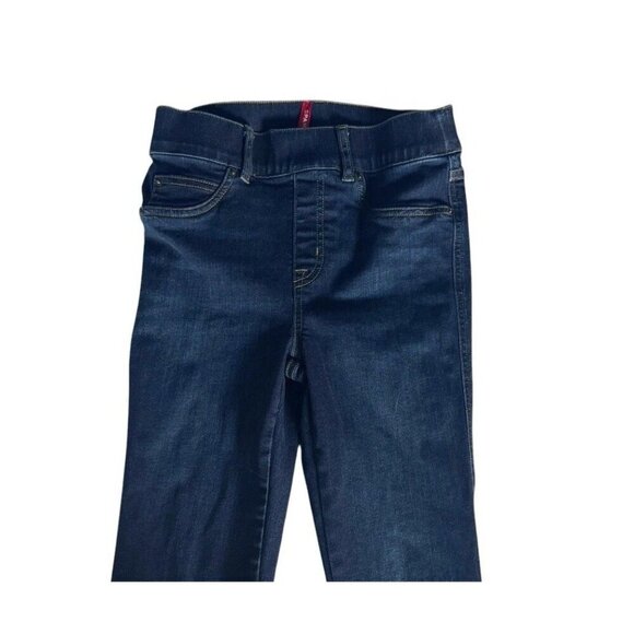 SPANX EveryWear Flare Women's Sz XS Dark Blue Midnight Pull On Jeans #20327Q - Picture 4 of 10